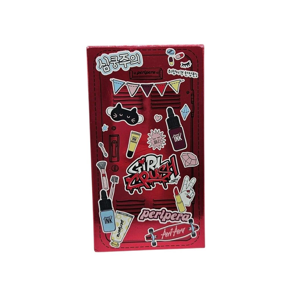 Peripera Girl Crush Set Of 5 Miniature Inks Tints Gift Set K Beauty Makeup Kit